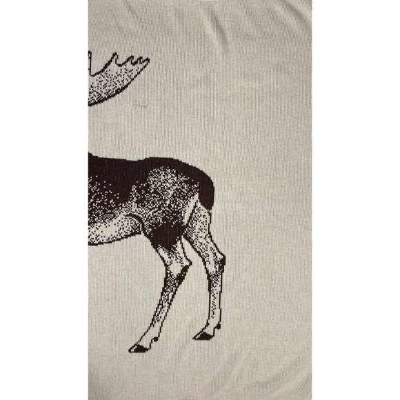 Rare Vintage 1970s Logo Knits Moose Lodge Blanket Club Quilt Large Elks Retro - Picture 5 of 8